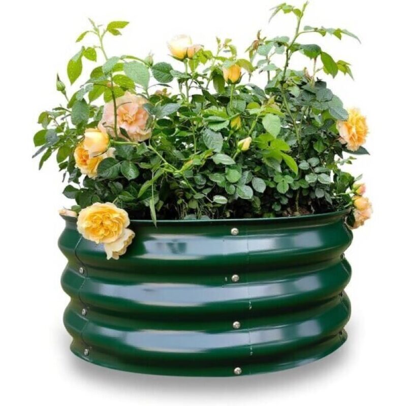 GARDMAX 2x2x1FT Galvanized Round Raised Garden Bed Kit - Deal
