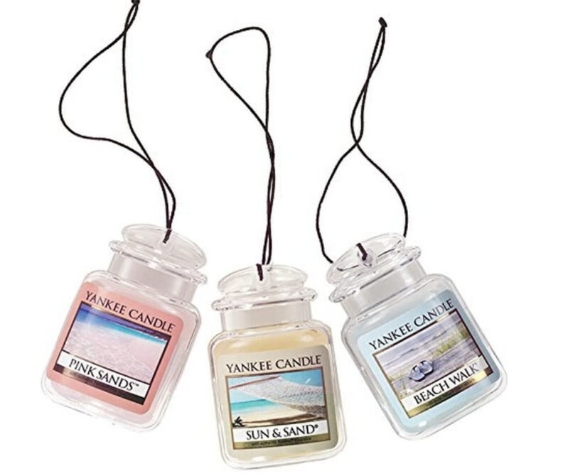 Yankee Candle Car Air Fresheners - Beach Walk, Pink Sands, Sun & Sand