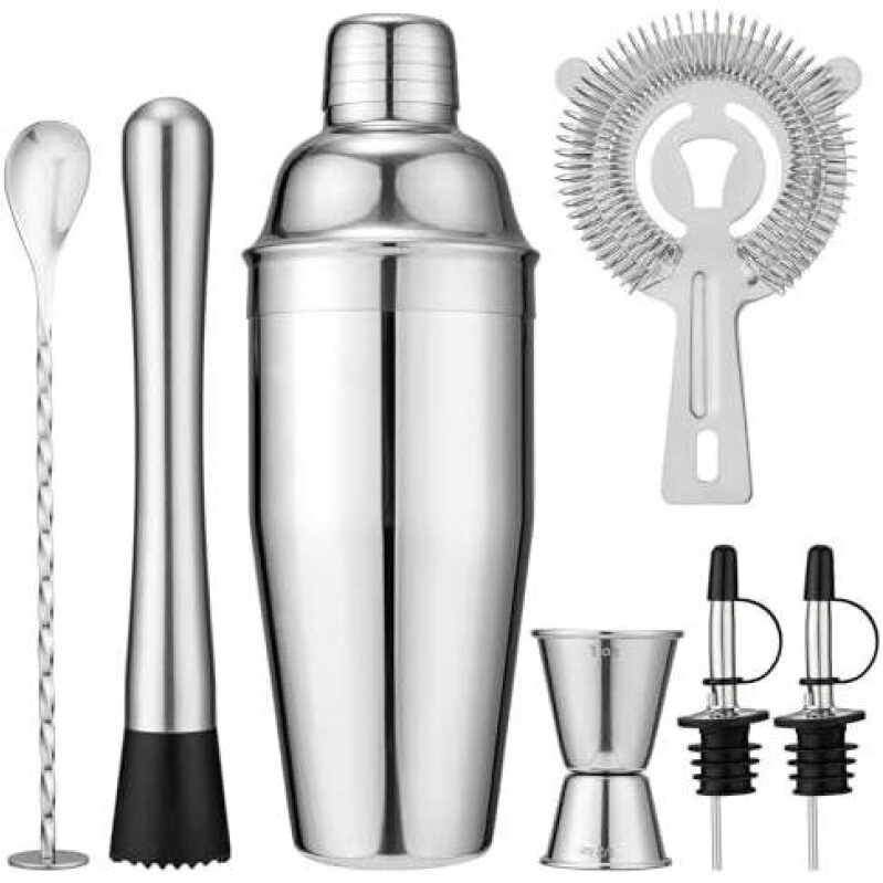 Stainless Steel Cocktail Set - 7 Piece - 50% Off