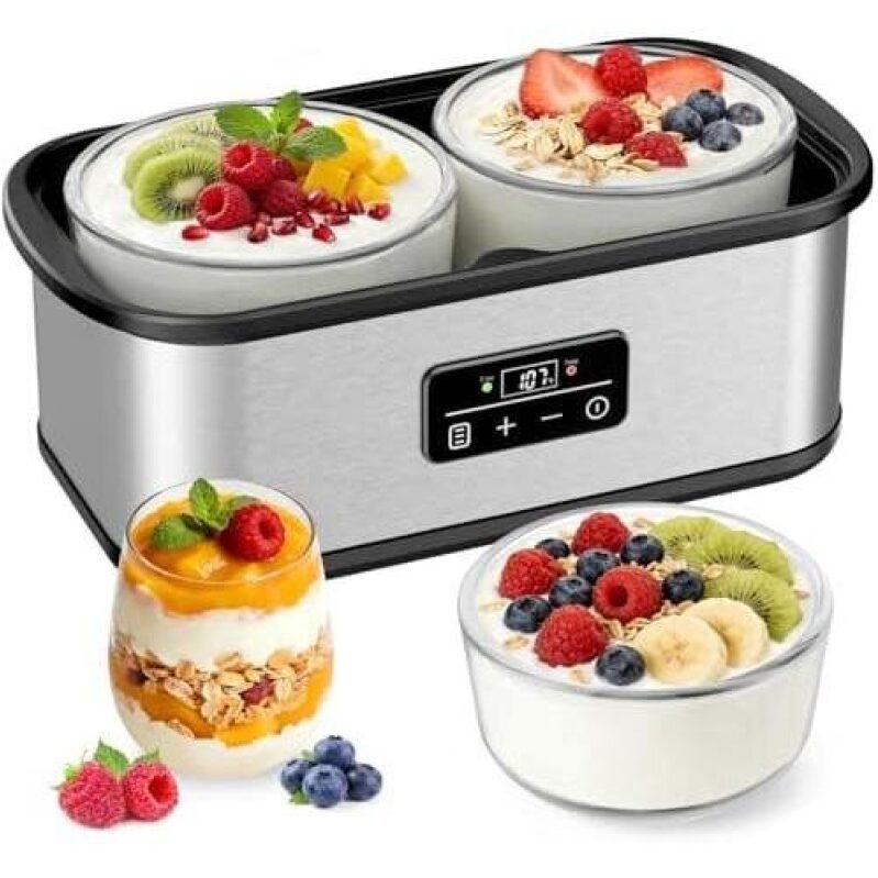 50% Off Glass Yogurt Maker - Time & Temp Control