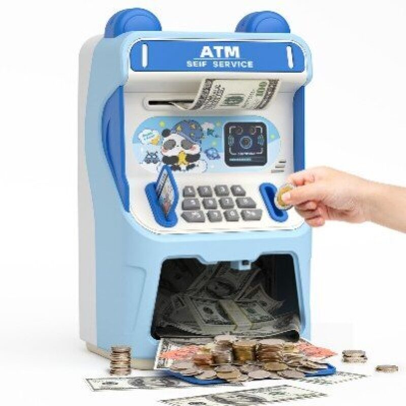 Rabbit-Shaped ATM Coin Bank - Fun and Functional