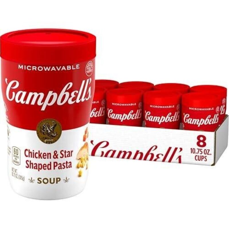 Campbell's Chicken & Star Shaped Pasta Soup - 8 Cups, 34% OFF