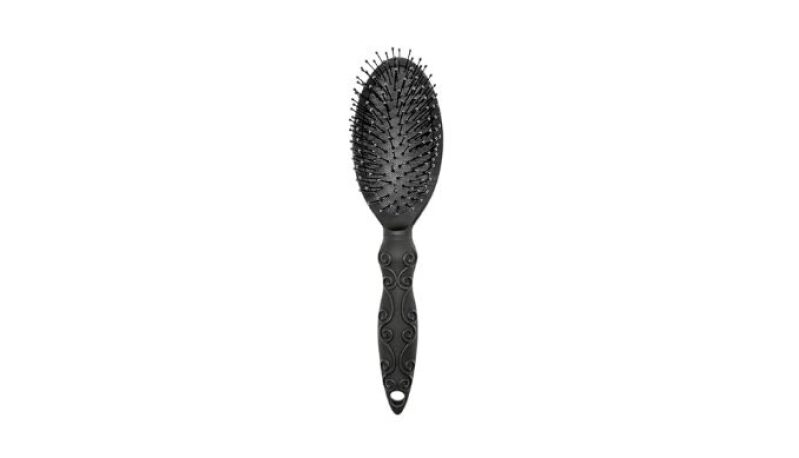 Amazon Basics Cushion Hair Brush - Gentle, Tangle-Free Detangling for All Hair Types