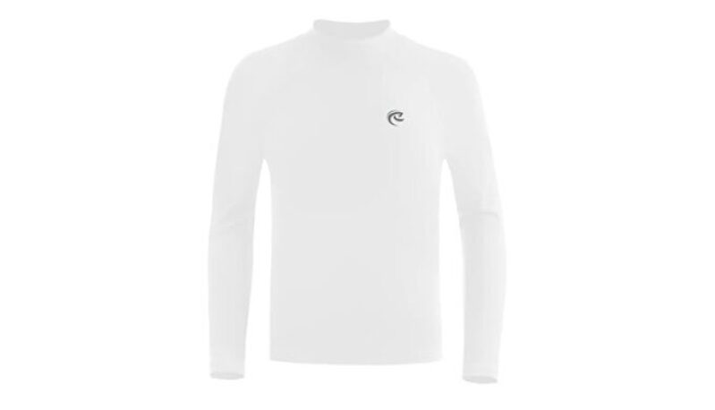 Boys’ Long Sleeve Rash Guard, UPF 50+ Swim Shirt Toddler Kids