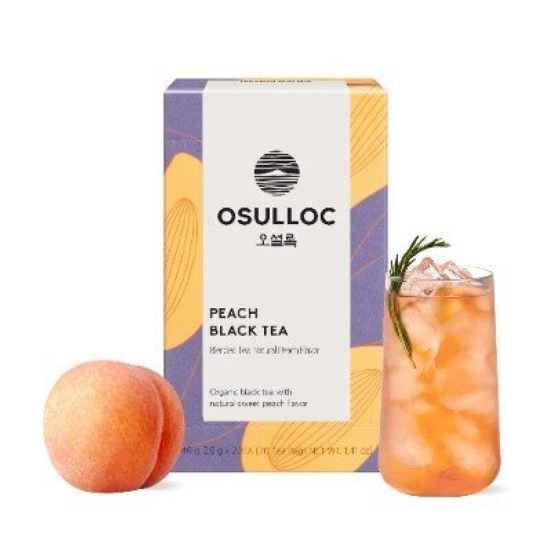 Premium Osulloc Peach Black Tea - 20 Bags