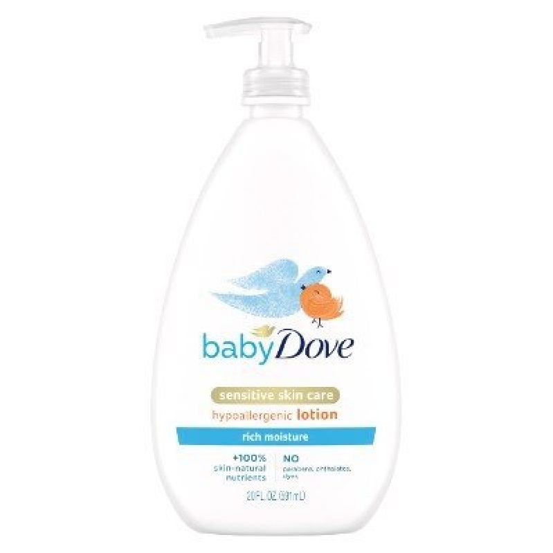 babyDove Sensitive Skin Care Hypoallergenic Lotion, 20fl.oz