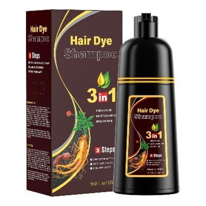 3-in-1 Hair Dye Shampoo - 500ml