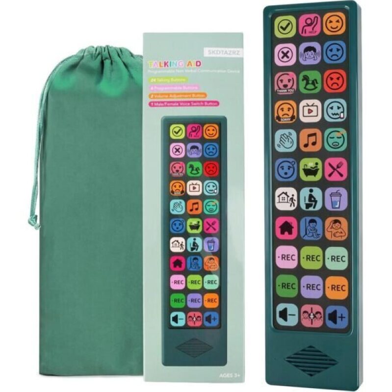Skdtazrz AAC Device for Non-Verbal Children and Adults -50% Discount