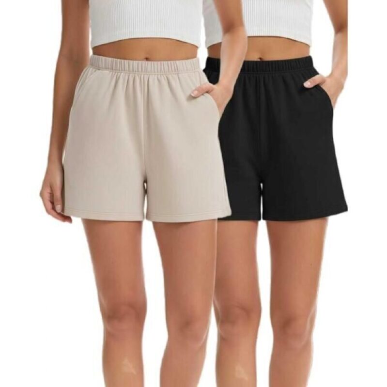 Women's Breathable French Terry Sleep Shorts - 40% Off