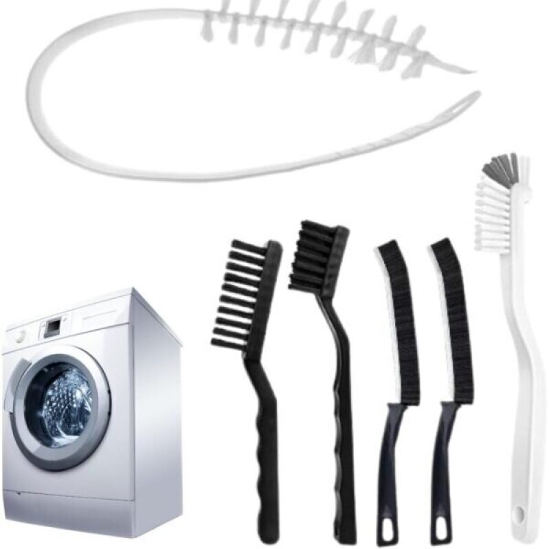 Deep Clean Washer Brush Set - 6 Piece Kit for Front and Top Load Machines