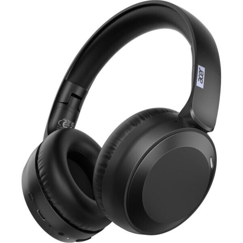 Acer Wireless Bluetooth Headphones - 70 Hours Playtime, Black