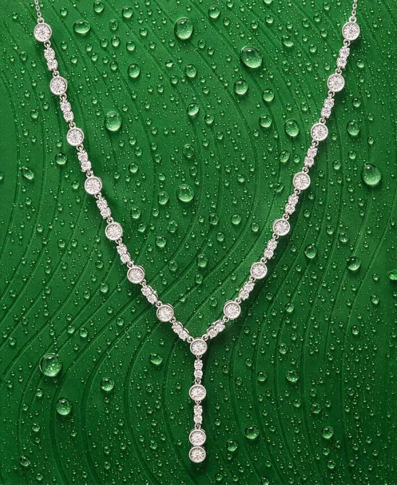 Macy's 925 Sterling Silver 1 Carat Diamond Locket Necklace - Only $199