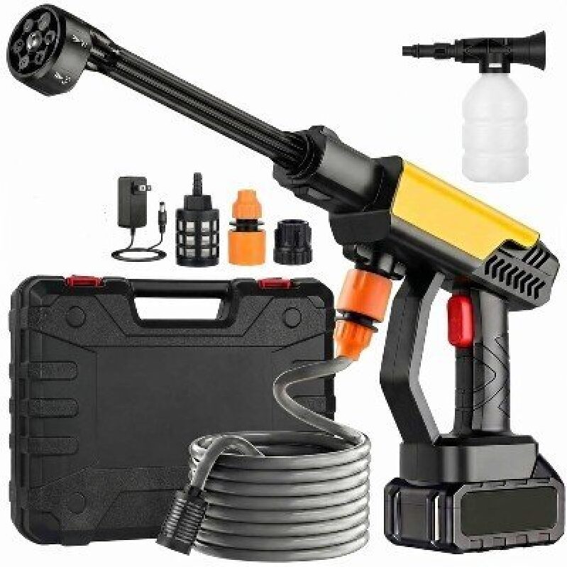6-in-1 Handheld Power Sprayer for Efficient Cleaning