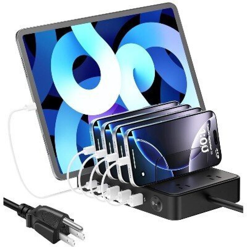 Efficient 85W Multi-Device Charging Station
