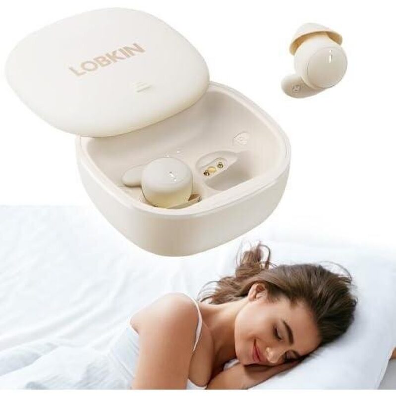 Bluetooth 6.0 Sleep Earbuds - Ideal for Side Sleepers, Noise Reduction