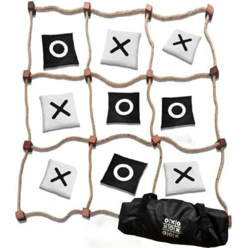 Giant Tic Tac Toe Games Outdoor - 4ft x 4ft Bean Bag Toss Yard Game