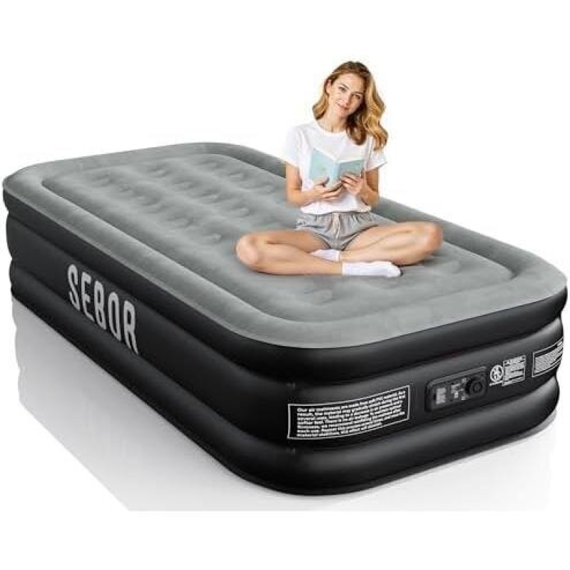 Automatic Inflatable Mattress with Built-In Pump and Storage Bag - 51% OFF