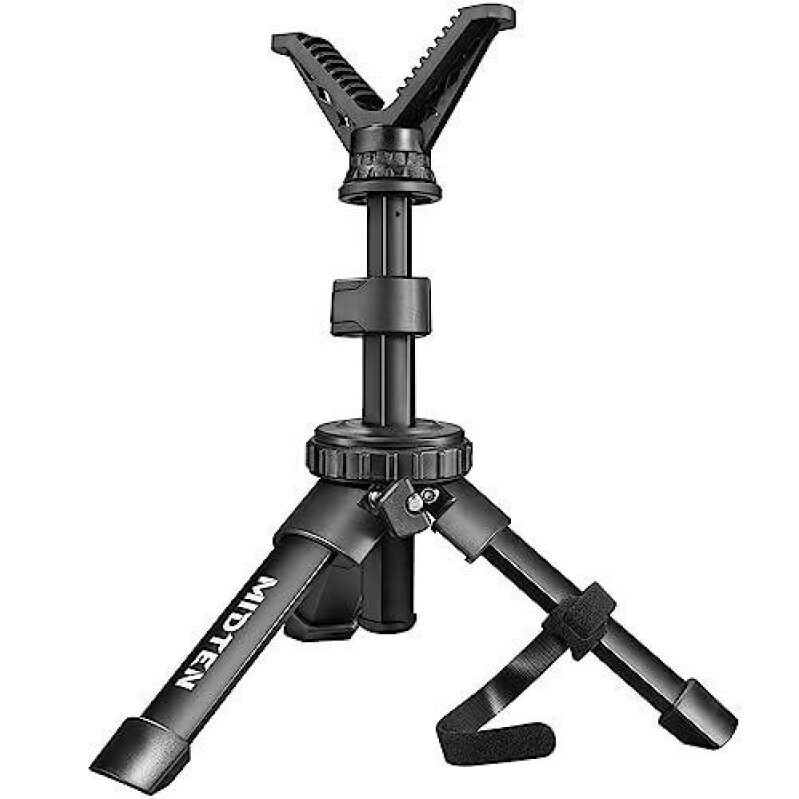 Portable Shooting Tripod: 360° Rotating V-Mount, Lightweight