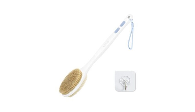 Bubbob Back Scrubber for Shower with Long Handle - Ideal for Seniors
