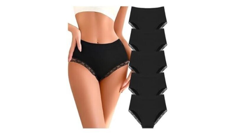 Breathable Full Coverage Lace Panties for Women - High Waisted, Comfortable, and Stylish