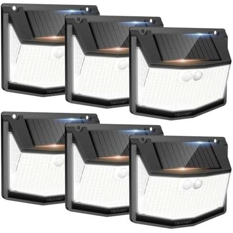 Solar Induction Wall Lamps - 248 LEDs, 3 Modes, IP66