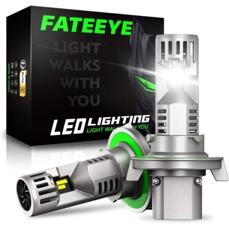 FateEye H13 Fog Light Bulbs - 60000LM LED with Turbo Cooling, 50% Off