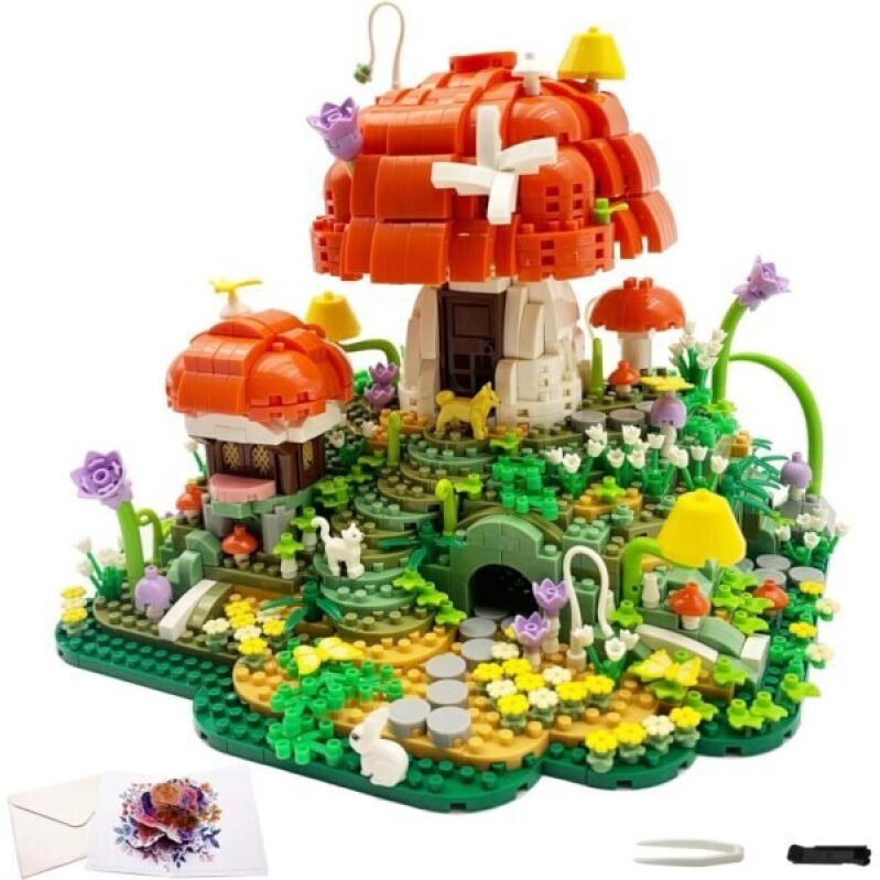 Mushroom House Building Blocks Set - 2798 PCS