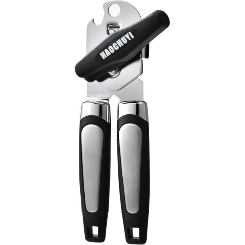 Haochuyi Stainless Steel Can Opener and Bottle Opener - Ergonomic Handles, 40% Off