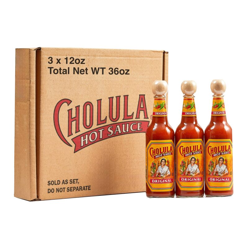 3-Count Cholula Hot Sauce Multipack 12oz Bottles