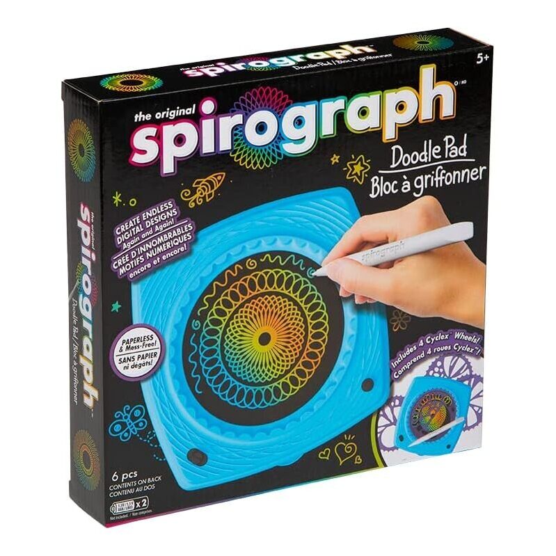 Spirograph Doodle Pad - Creative Digital Art Kit