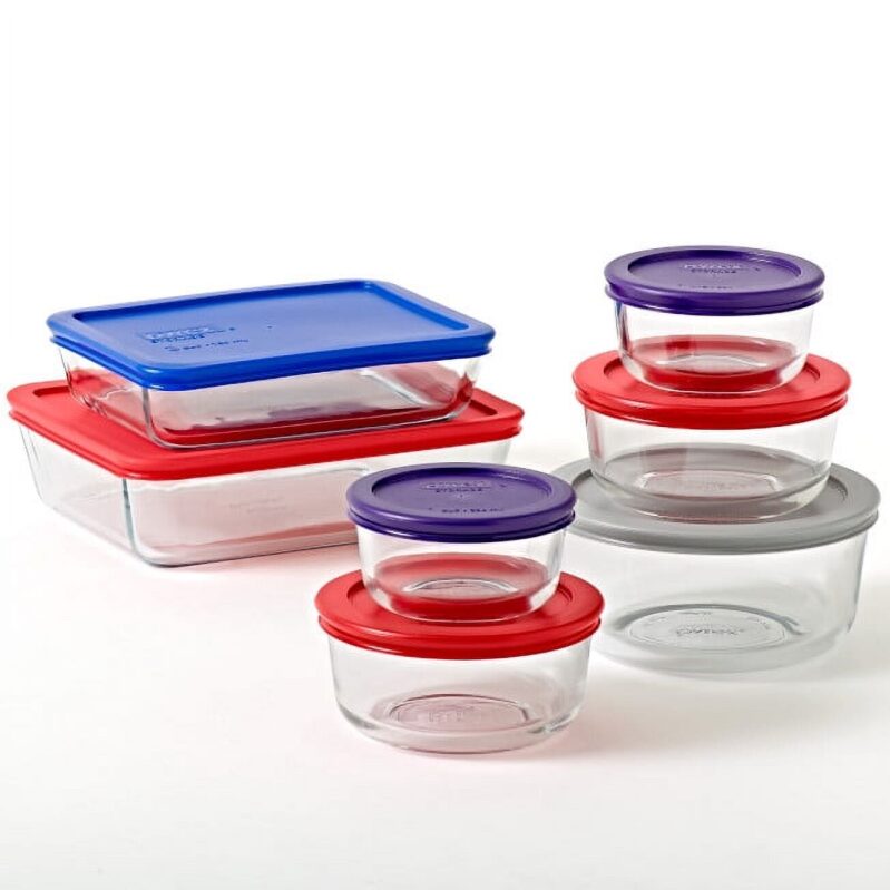 Pyrex Simply Store Glass Bakeware Set 14 Piece