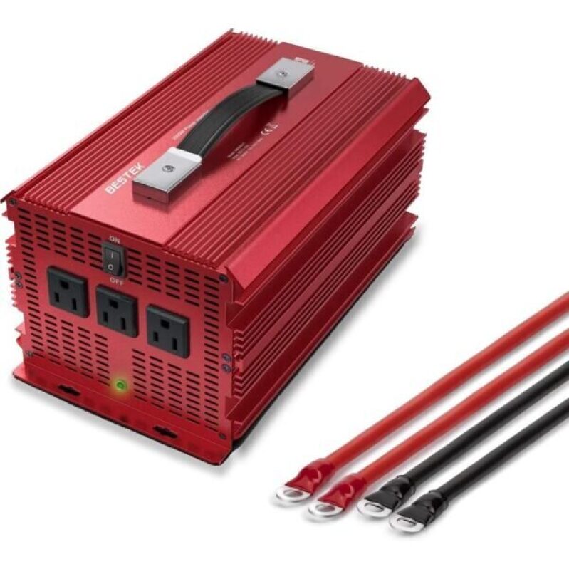 2000W Power Inverter with 3 AC Outlets for Outdoor Use - ETL Listed