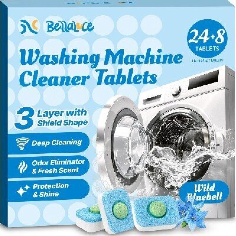 Powerful Washing Machine Cleaner Tablets - Deep Clean & Fresh Scent