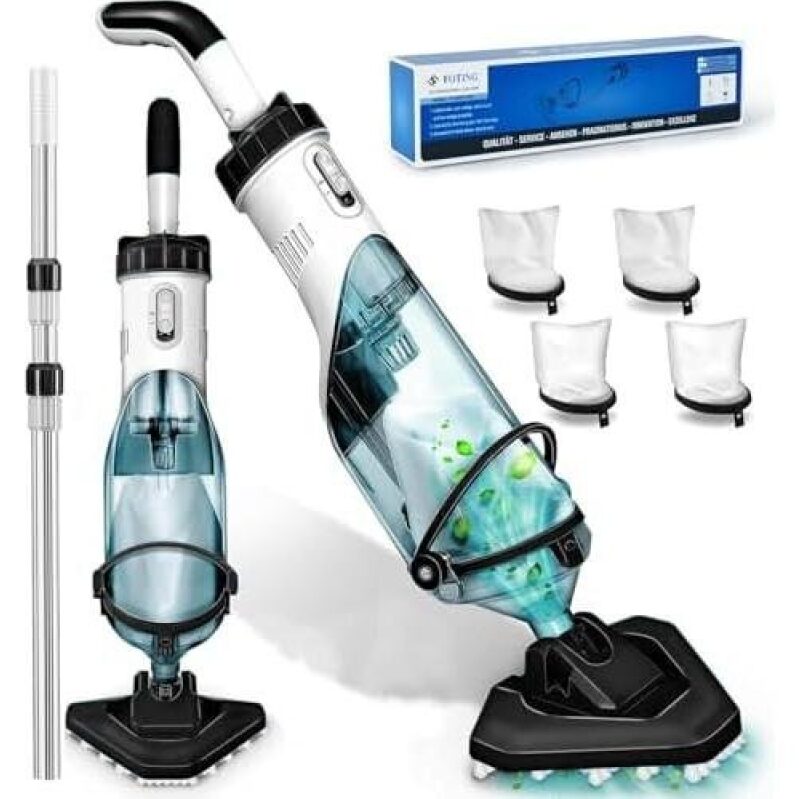 Wireless Pool Vacuum Cleaner with 60-Minute Battery Life - 50% Discount