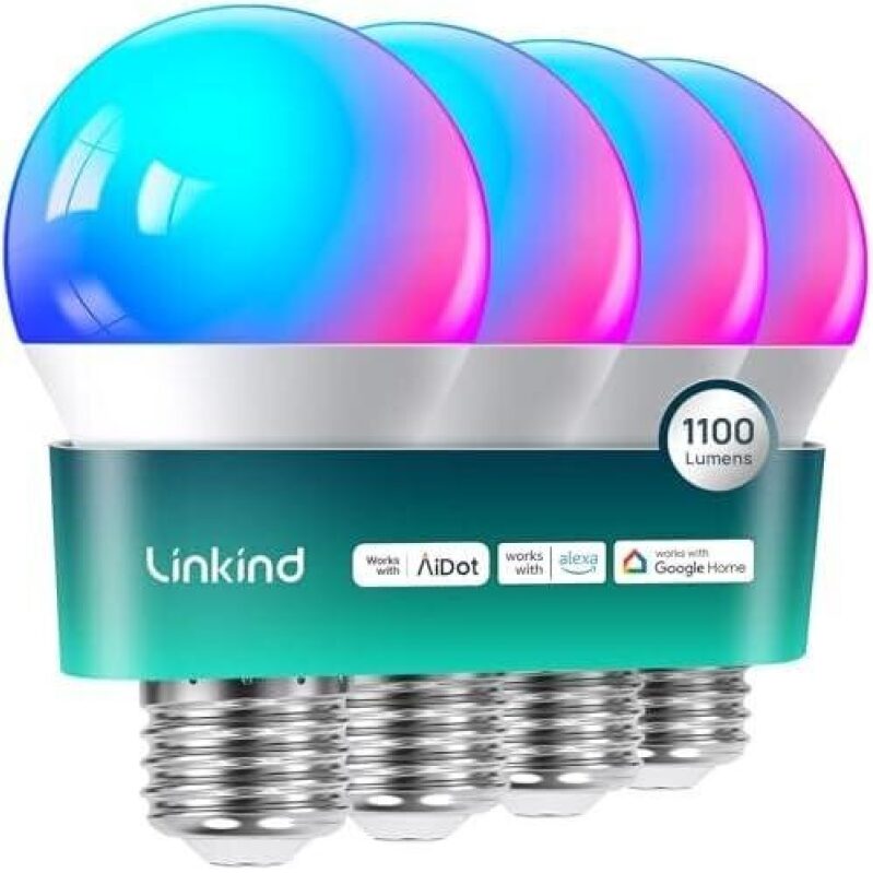 Smart LED Bulbs 4-Pack - 60% OFF