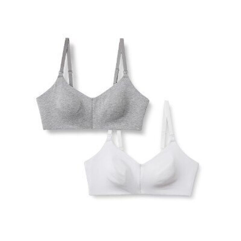 Amazon Essentials Women's Cotton Nursing Bras 2-Pack