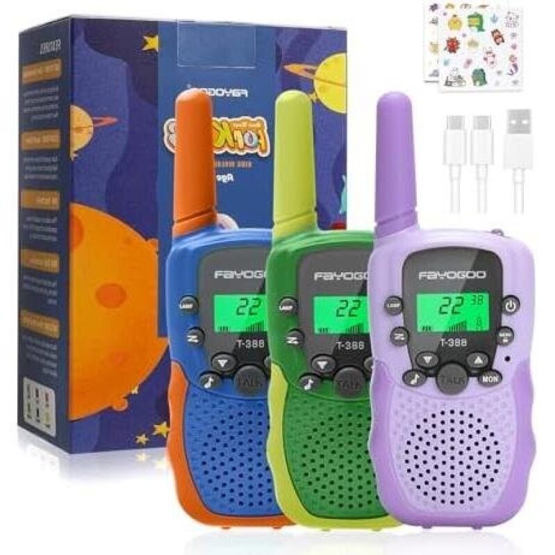 FAYOGO Kids Walkie Talkies 3 Pack - 50% OFF