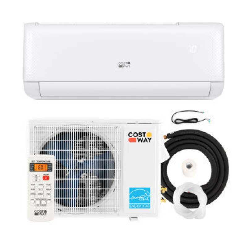 Affordable Costway Mini Split AC/Heater - Reliable 21 SEER2 Cooling and Heating