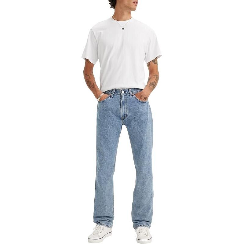 Levi's Men's 505 Regular Fit Jeans - Classic Denim at its Best
