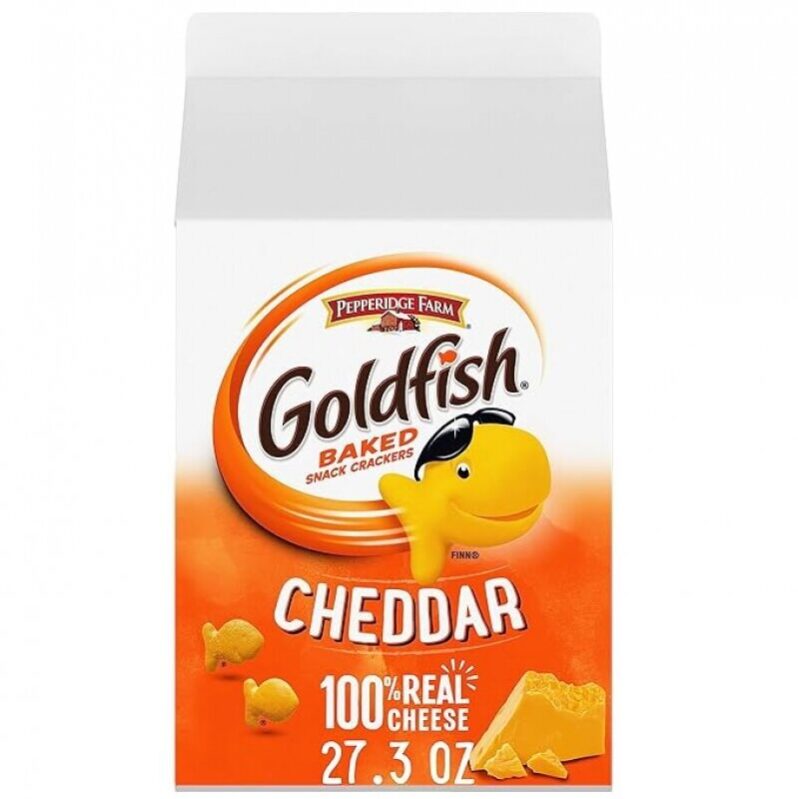 Goldfish Cheddar Cheese Crackers, 27.3 Oz - Unbeatable Snack Deal