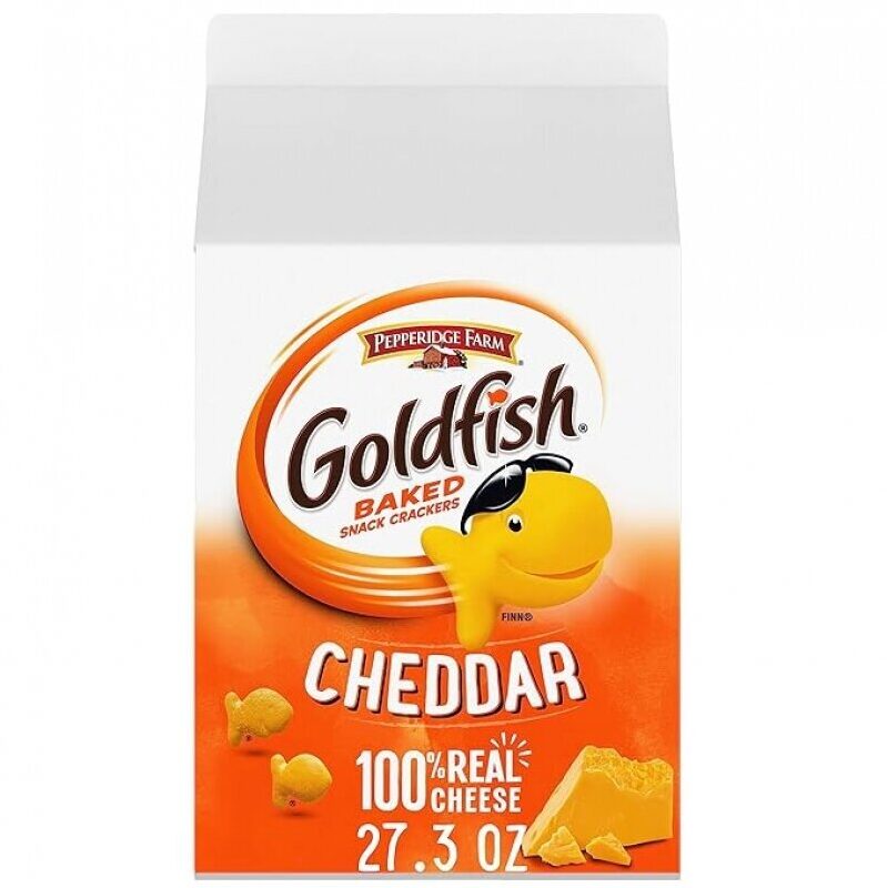 Goldfish Cheddar Cheese Crackers, 27.3 Oz - Unbeatable Snack Deal