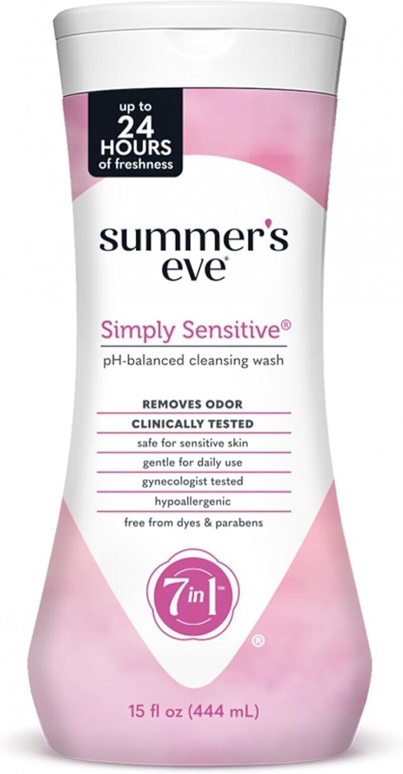 Summer's Eve Simply Sensitive Daily Gentle All Over Feminine Body Wash