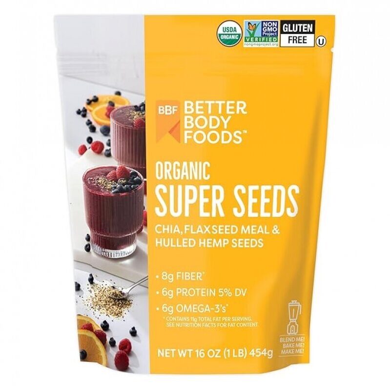 Boost Your Nutrition with BetterBody Foods Organic Super Seeds