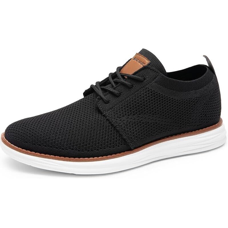 Bruno Marc Men's KnitFlex Breeze Mesh Sneakers - Stylish and Comfortable