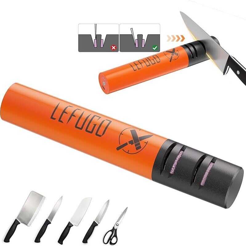 Lefugo 3-Speed Electric Knife Sharpener - High-Efficiency Knife Sharpening