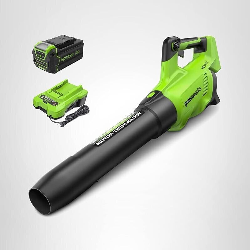 Greenworks 40V Cordless Axial Leaf Blower: Ultimate Outdoor Cleaning Tool