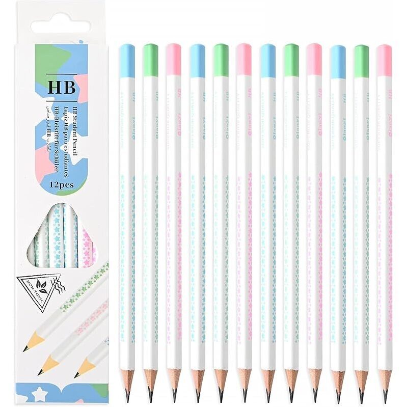 Wood-Cased HB Pencils - 12 Count