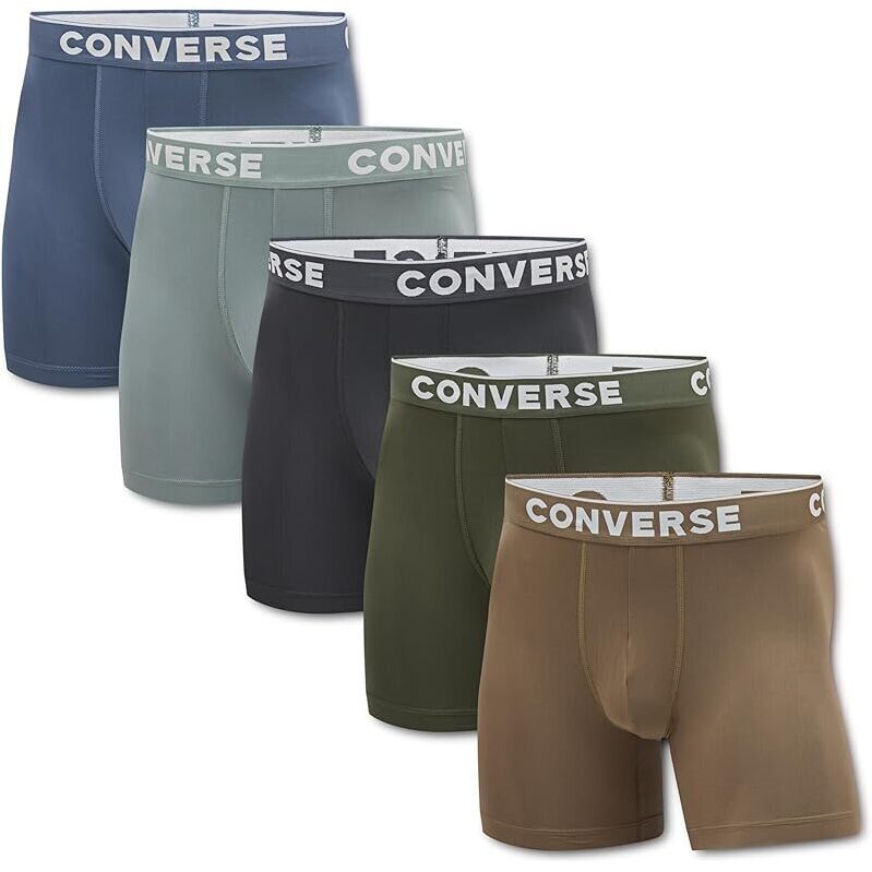 Converse Mens Boxer Brief 5-Pack: Ultimate Comfort for Every Day