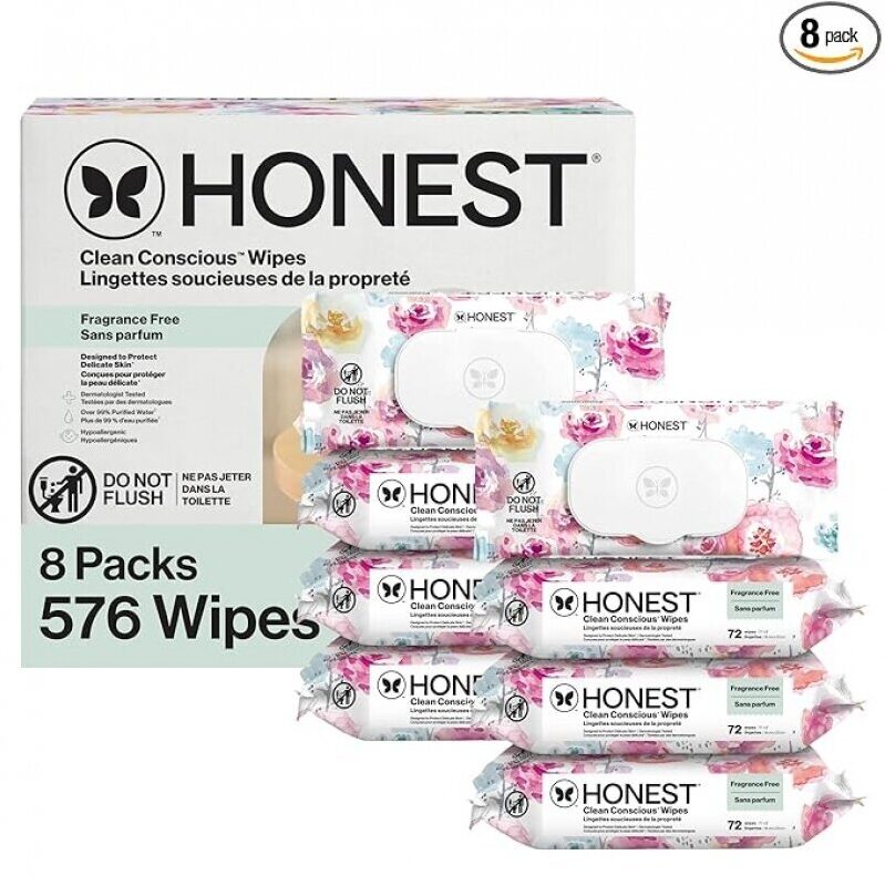 The Honest Company Baby Wipes for Sensitive Skin - 576 Count