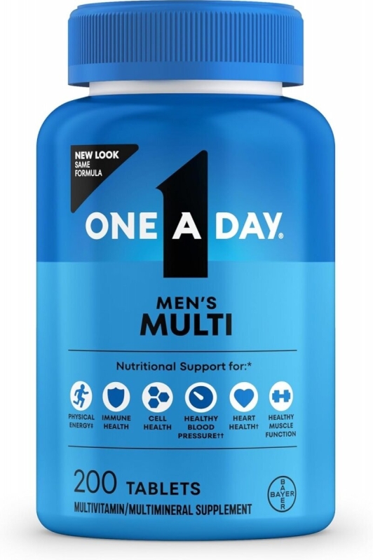 One A Day Men's Multivitamin Tablets - Essential Nutrients for Men